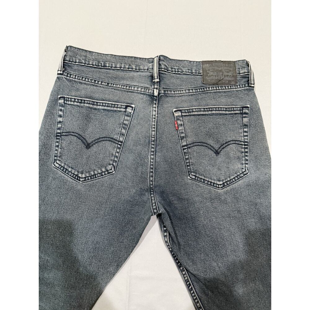 Levi’s 512 Slim Taper Jeans Men’s 34x30 Gray Stretch Denim 5 Pocket Casual￼ - Picture 11 of 14